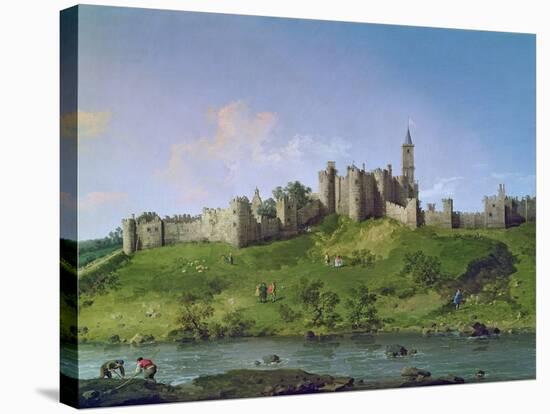 Alnwick Castle-Canaletto-Stretched Canvas