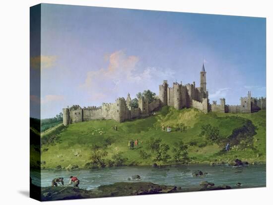 Alnwick Castle-Canaletto-Stretched Canvas