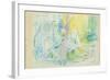 Aloes at Villa Ratti, 1889 (Pastel on Paper)-Berthe Morisot-Framed Giclee Print