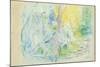 Aloes at Villa Ratti, 1889 (Pastel on Paper)-Berthe Morisot-Mounted Giclee Print