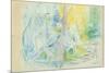 Aloes at Villa Ratti, 1889 (Pastel on Paper)-Berthe Morisot-Mounted Giclee Print