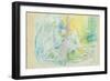 Aloes at Villa Ratti, 1889 (Pastel on Paper)-Berthe Morisot-Framed Giclee Print