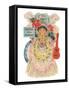 Aloha from Hawaii, Doll with Ukulele-null-Framed Stretched Canvas