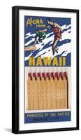 Aloha From Hawaii Matchbook-Kristine Hegre-Framed Giclee Print