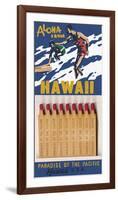 Aloha From Hawaii Matchbook-Kristine Hegre-Framed Giclee Print