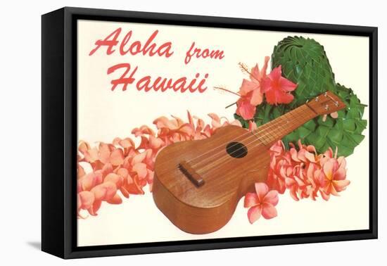 Aloha from Hawaii, Ukulele-null-Framed Stretched Canvas