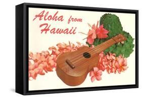 Aloha from Hawaii, Ukulele-null-Framed Stretched Canvas