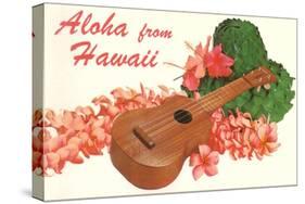 Aloha from Hawaii, Ukulele-null-Stretched Canvas
