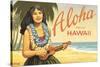 Aloha from Hawaii-Kerne Erickson-Stretched Canvas