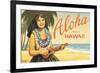 Aloha from Hawaii-Kerne Erickson-Framed Premium Giclee Print