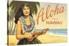 Aloha from Hawaii-Kerne Erickson-Stretched Canvas