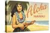 Aloha from Hawaii-Kerne Erickson-Stretched Canvas