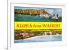 Aloha from Waikiki, Hawaii-null-Framed Art Print