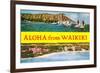 Aloha from Waikiki, Hawaii-null-Framed Art Print