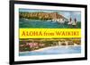 Aloha from Waikiki, Hawaii-null-Framed Art Print