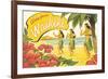 Aloha from Waikiki-Kerne Erickson-Framed Art Print