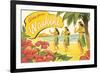 Aloha from Waikiki-Kerne Erickson-Framed Art Print