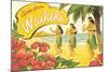 Aloha from Waikiki-Kerne Erickson-Mounted Art Print