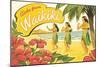 Aloha from Waikiki-Kerne Erickson-Mounted Premium Giclee Print