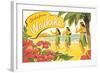 Aloha from Waikiki-Kerne Erickson-Framed Art Print