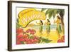 Aloha from Waikiki-Kerne Erickson-Framed Art Print