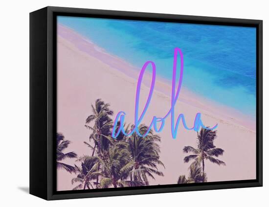 Aloha Hawaii-Leah Flores-Framed Stretched Canvas