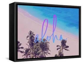 Aloha Hawaii-Leah Flores-Framed Stretched Canvas