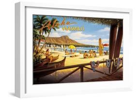 Aloha Hawaii-Kerne Erickson-Framed Art Print