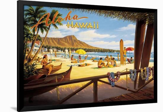 Aloha Hawaii-Kerne Erickson-Framed Art Print