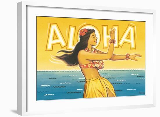 Aloha, Hawaii-Kerne Erickson-Framed Art Print