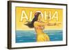 Aloha, Hawaii-Kerne Erickson-Framed Art Print