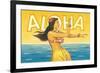 Aloha, Hawaii-Kerne Erickson-Framed Premium Giclee Print