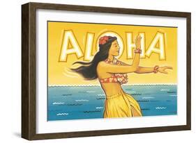 Aloha, Hawaii-Kerne Erickson-Framed Art Print