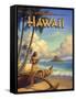 Aloha Hawaii-Kerne Erickson-Framed Stretched Canvas