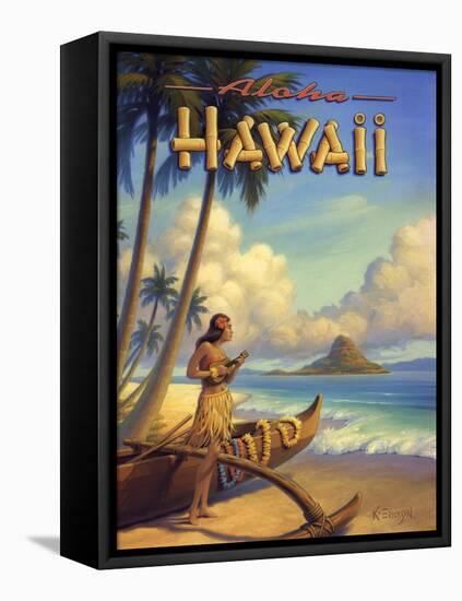 Aloha Hawaii-Kerne Erickson-Framed Stretched Canvas