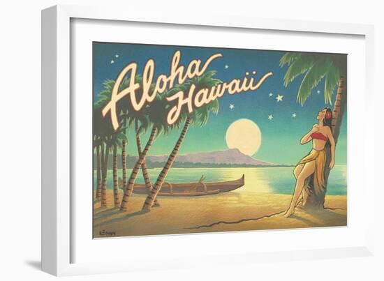 Aloha Hawaii-Kerne Erickson-Framed Art Print