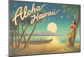 Aloha Hawaii-Kerne Erickson-Mounted Art Print