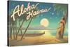 Aloha Hawaii-Kerne Erickson-Stretched Canvas