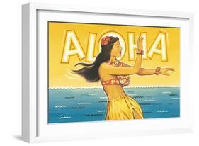 Aloha, Hawaii-Kerne Erickson-Framed Art Print