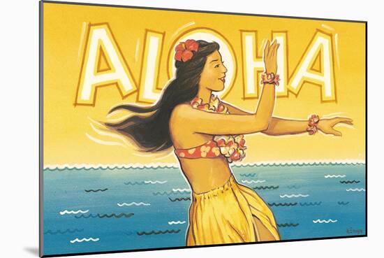 Aloha, Hawaii-Kerne Erickson-Mounted Art Print