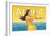 Aloha, Hawaii-Kerne Erickson-Framed Premium Giclee Print