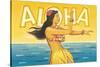 Aloha, Hawaii-Kerne Erickson-Stretched Canvas