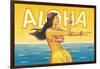 Aloha, Hawaii-Kerne Erickson-Framed Art Print