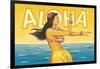 Aloha, Hawaii-Kerne Erickson-Framed Art Print