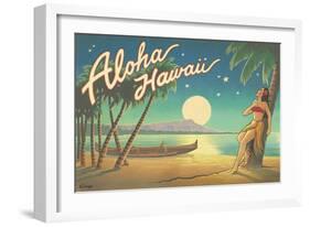 Aloha Hawaii-Kerne Erickson-Framed Art Print