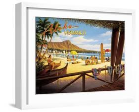 Aloha Hawaii-Kerne Erickson-Framed Art Print