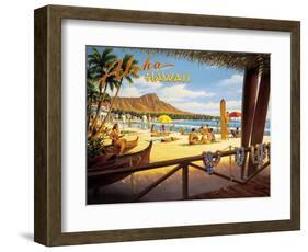 Aloha Hawaii-Kerne Erickson-Framed Art Print