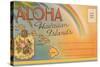 Aloha, Hawaiian Islands, Folder-null-Stretched Canvas