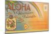 Aloha, Hawaiian Islands, Folder-null-Mounted Art Print