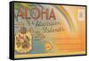 Aloha, Hawaiian Islands, Folder-null-Framed Stretched Canvas